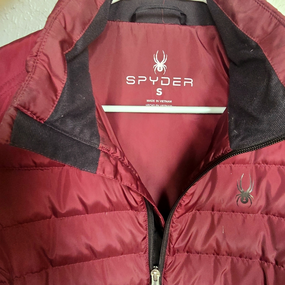 Spyder Burgundy Puffer Jacket